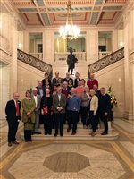 Club members in Stormont Castle